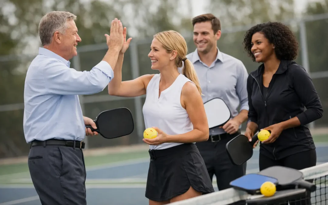 Best Pickleball Format for Corporate Groups