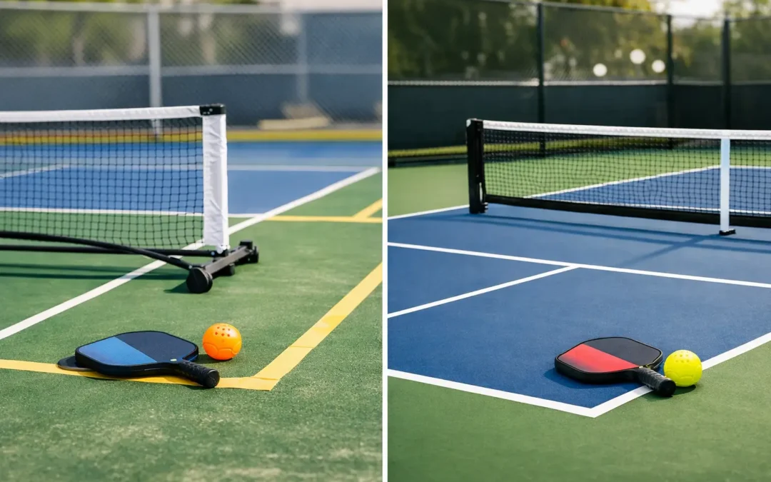 Temporary Versus Permanent Pickleball Courts